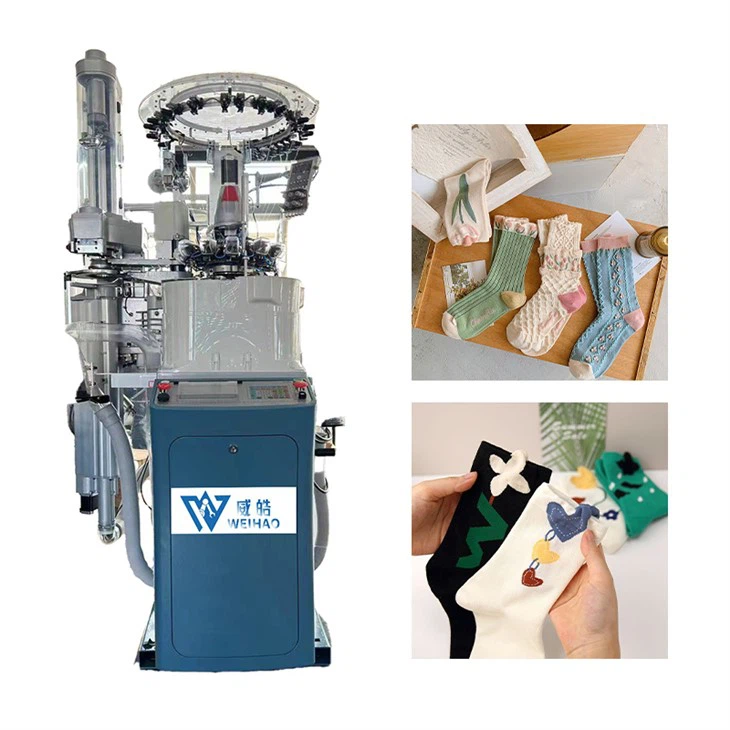 Máquina para fabricar calcetines 3D