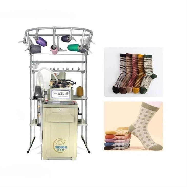 Máquina de tejer para calcetines
