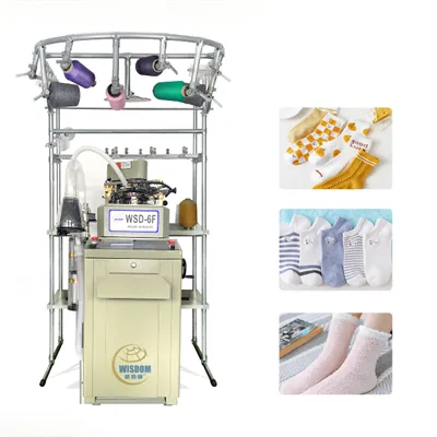Máquina para tejer calcetines computarizada
