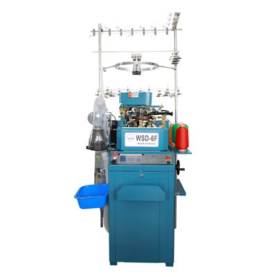 Máquina para tejer calcetines de metal